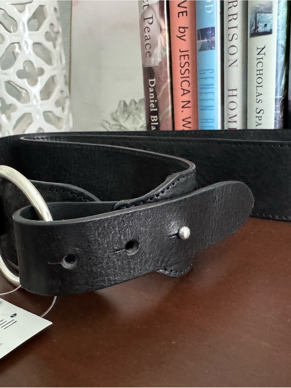 J. Jill Wide Leather Belt - Picture 2 of 8